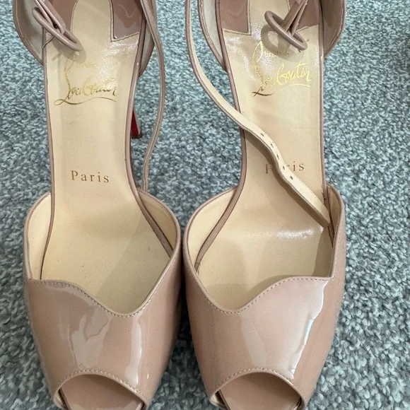 Christian Louboutin Blush Patent Heels - Picture 5 of 5